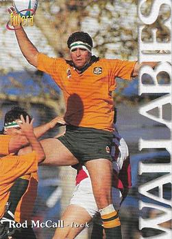 1996 Futera Rugby Union #19 Rod McCall Front